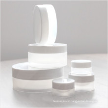 5g 10g 15g 30g 50g 100g 150g 200g 250g Natural White Matte Finish Plastic PP Jar Cream Jar Cosmetic Packaging Jar